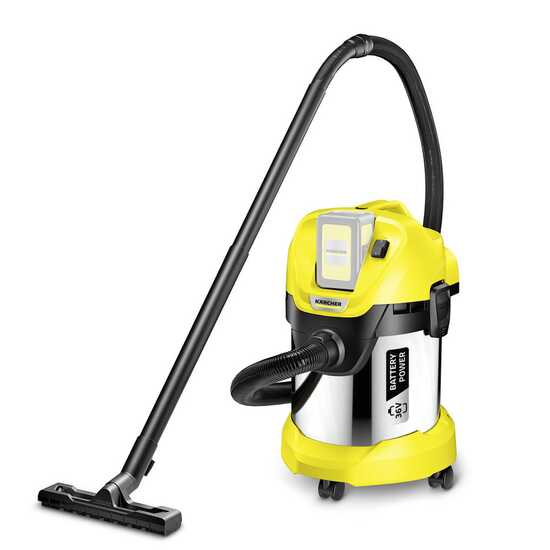 Karcher WD 3 Premium Battery 36 V - Aspiradora de bater&iacute;a multifunci&oacute;n -  BATER&Iacute;A Y CARGADOR NO INCLUIDOS