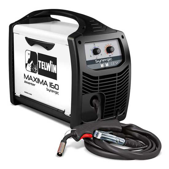 Soldadora inverter de hilo Telwin Maxima 160 Synergic - MIG-MAG/FLUX/BRAZING