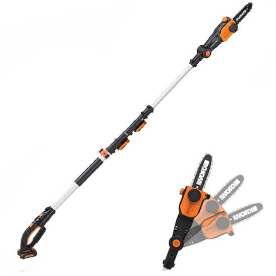 Podadora de bater&iacute;a con p&eacute;rtiga telesc&oacute;pica Worx WG349E - 2Ah de 20V