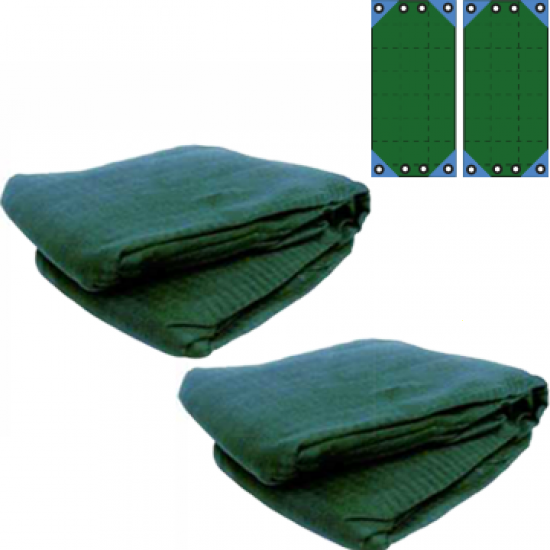 2 mantos resistentes a espinas y a rasgones para las aceitunas m 5x10 - Manto 95g/mq