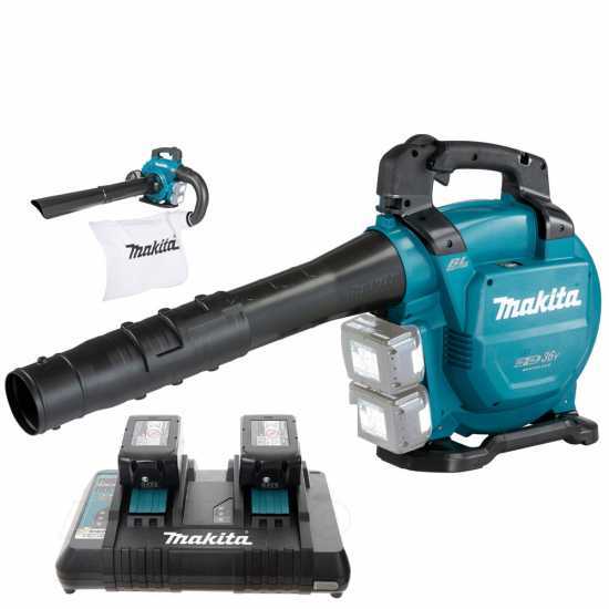 Soplador Aspirador de hojas Makita DUB363 36V 2 Baterías 18V 5Ah incluidas