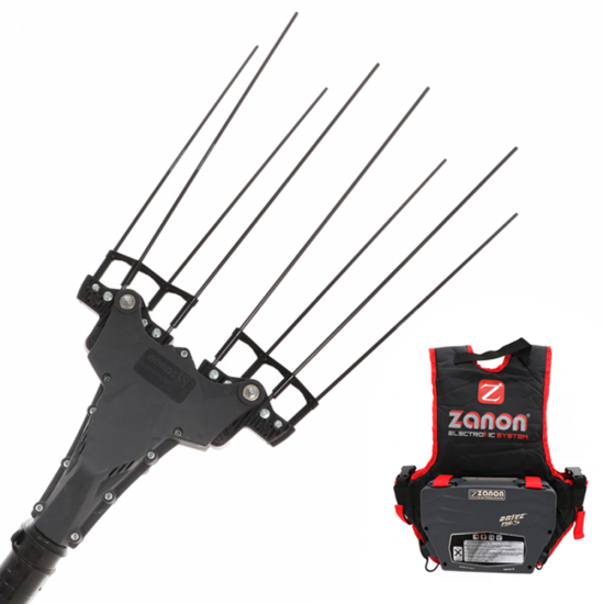 Zanon Murcielago R AL300 - Vareador eléctrico de batería de litio - Pértiga telescópica 210 - 340 cm