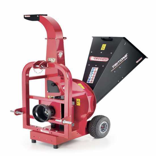 Ceccato Tritone BIG PTO - Biotrituradora para tractor- con enganche de 3 puntos