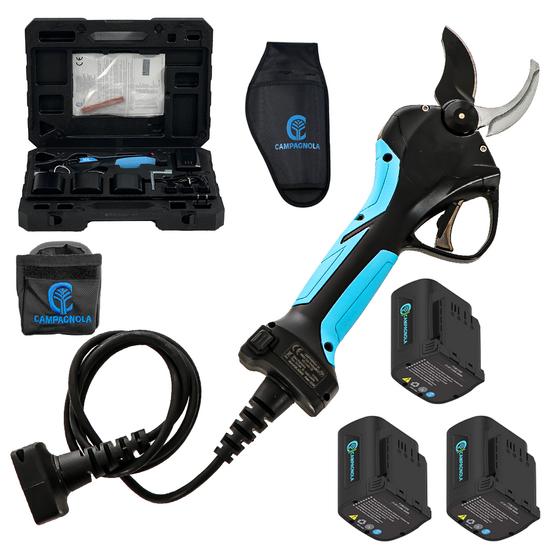 Campagnola Stark XL - Tijera eléctrica de poda con batería separada - 3x 21,6V 2,5 Ah