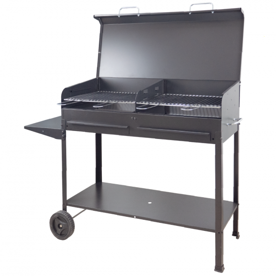 Seven Italy Vanessa 2G - Barbacoa de carb&oacute;n de hierro artesanal - 2x 47.5x37cm