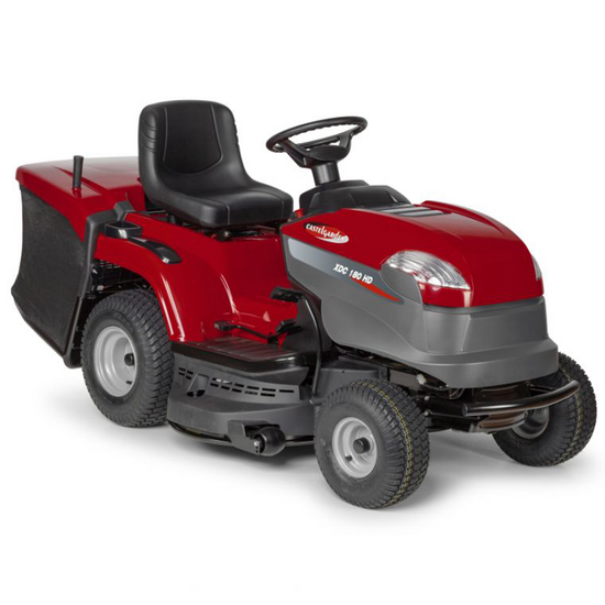 Tractor cortacésped CastelGarden XDC 180 HD - cambio hidrostático - recogedor