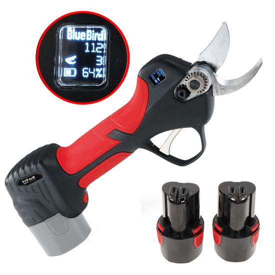 Tijeras el&eacute;ctricas con bater&iacute;a Blue Bird PS 22-23 - 2 Bater&iacute;as incluidas - 12.6 V y 2Ah - &Oslash; 23 mm