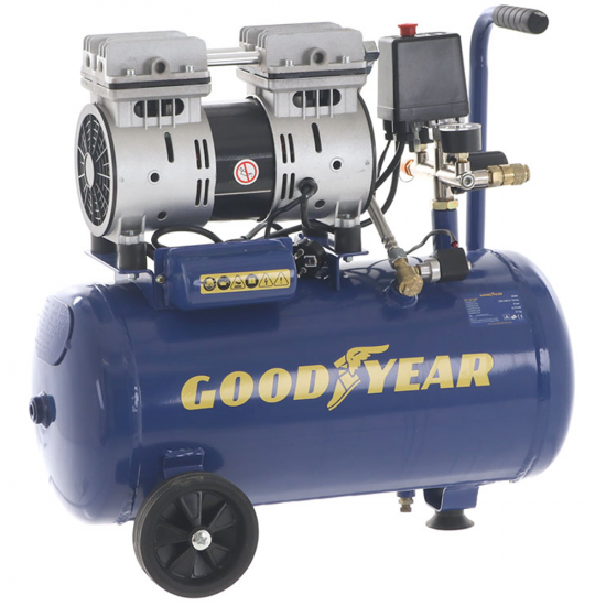 Goodyear GY2510OF - Compresor de aire el&eacute;ctrico - Dep&oacute;sito 24 litri - Presi&oacute;n 8 Bar