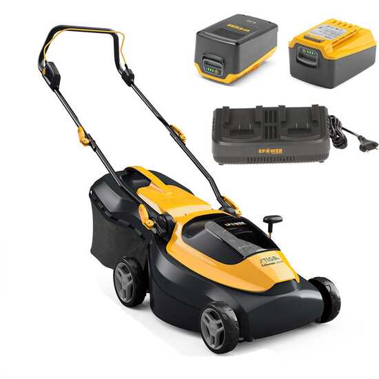 Stiga Collector 140 AE Kit - Cortac&eacute;sped de bater&iacute;a - 2x20V/4.0Ah - Corte 38 cm