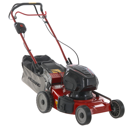Cortacésped autopropulsado de batería WEIBANG WB502SE3 - Motor de 120V/4Ah - 4en1