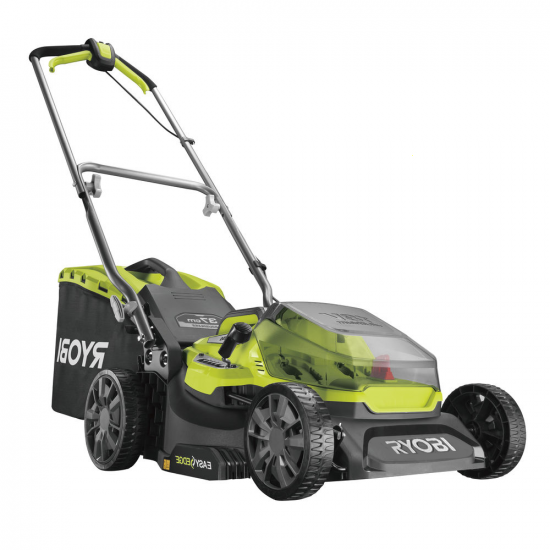 Cortac&eacute;sped de bater&iacute;a RYOBI RY18LMX37A-150 - 18V - 5Ah - saco de 45 l - corte de 37 cm