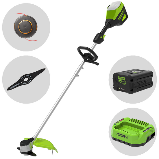 Greenworks GD60BC - Desbrozadora de bater&iacute;a - 60V - 4Ah