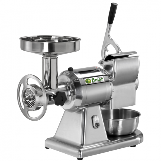 Fimar TC22T  - Picadora de carne el&eacute;ctrica - Rallador integrado - grupo de trituraci&oacute;n de aluminio -230V