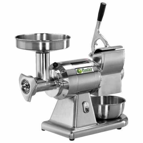 Fimar TC12AT  - Picadora de carne el&eacute;ctrica - Rallador integrado - grupo de trituraci&oacute;n inox - 230V