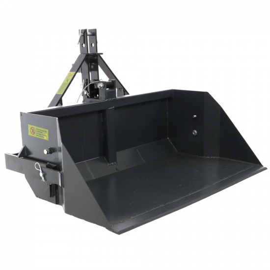 BlackStone B-PAL 140 - Pala trasera para tractor - de 140 cm - Capacidad 400 Kg