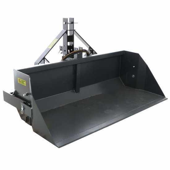 BlackStone B-PAL H 200 - Pala trasera hidr&aacute;ulica para tractor - de 200 cm - Capacidad 700 Kg