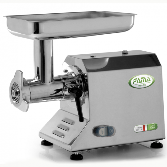 Fama TIK12 UNIKO - Picadora de carne El&eacute;ctrica - Cuerpo y grupo de triturado en acero Inox - 230V