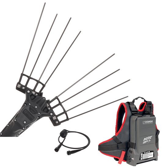 Zanon Karbonium PRO AL 200 - Vareador de aceitunas de bater&iacute;a - P&eacute;rtiga telesc&oacute;pica 170 - 250 cm