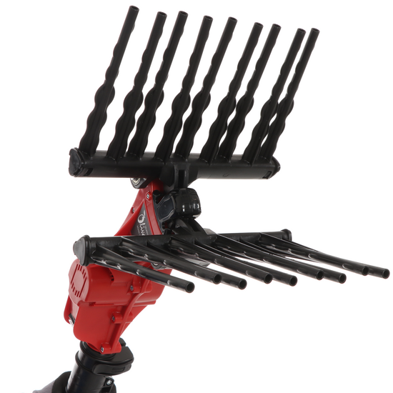 Vareador de aceitunas el&eacute;ctrico de bater&iacute;a Zanon Olivar Electric AL 300 - P&eacute;rtiga telesc&oacute;pica de aluminio 210 - 340 cm