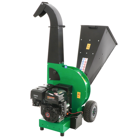 Seven Italy BIGCH420 - Biotrituradora de gasolina - motor Loncin G420F - arranque el&eacute;ctrico