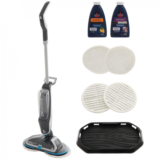 Bissell SpinWave Cordless - Fregadora de suelos para superficies duras - 18V