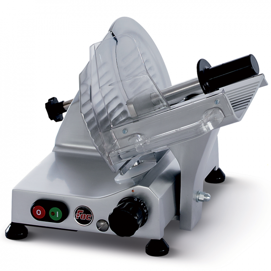 FAC F195 -Cortadora de fiambre con cuchilla de 195 mm - Afilador de serie - 132 W