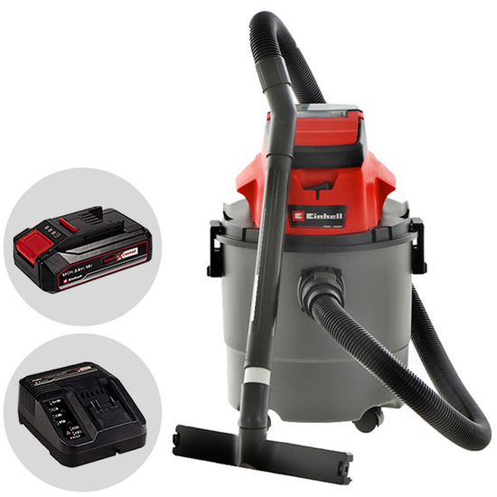Einhell TC-VC 18/15 Li  - Aspirador de bater&iacute;a  - 18V 2.5Ah
