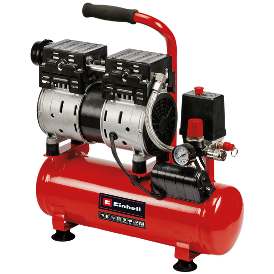 Einhell TE-AC 6 Silent - Compresor de aire eléctrico silencioso