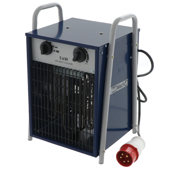 BullMach BM-EFH 5H - Generador de aire caliente trif&aacute;sico con ventilador - 5kW
