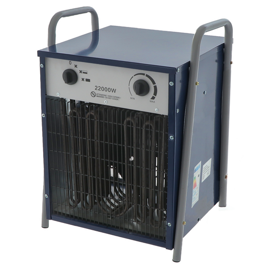 BullMach BM-EFH 22H - Generador de aire caliente trif&aacute;sico con ventilador - 22kW