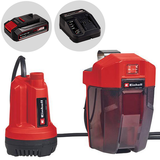 Einhell GE-SP 18 Li - Bomba sumergible de bater&iacute;a 18V 2.5Ah