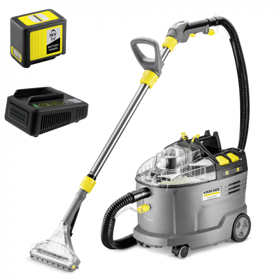 K&auml;rcher Pro Puzzi 9/1 Bp Pack Adv - Lavasuperficies para tapicer&iacute;a de bater&iacute;a  - 36 V
