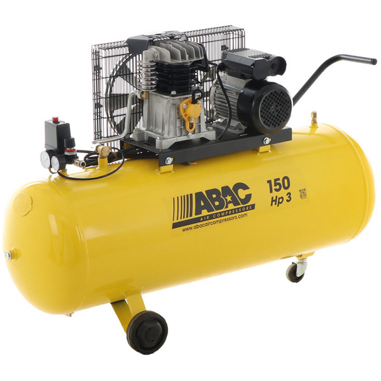 ABAC LINE B26B/150 CM3 - Compresor de aire el&eacute;ctrico monof&aacute;sico de correa - Motor 3 HP - 150 L
