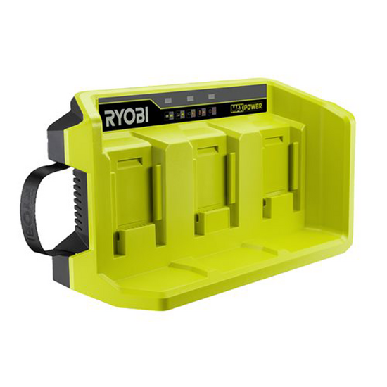 Cargador de bater&iacute;as RYOBI RY36C3PA de 3 puertos - 36V