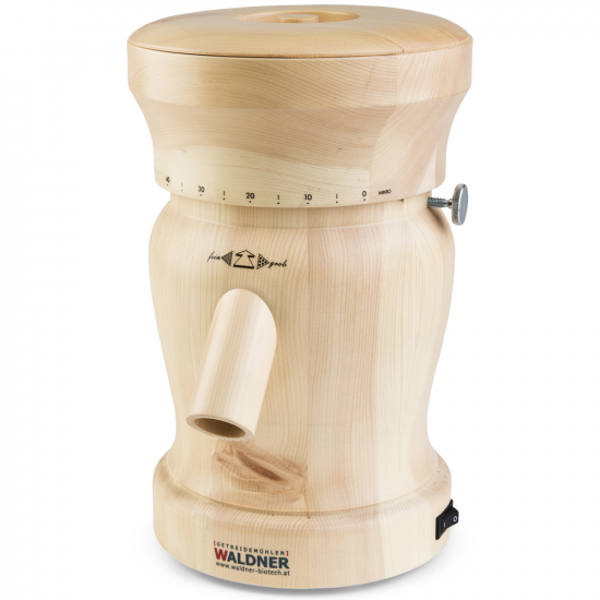 Waldner Lady - Molino de harina en pino cembro con piedra - 400W