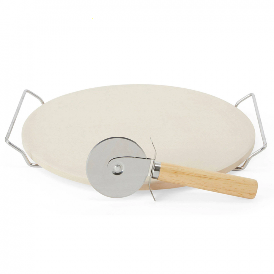 Piedra refractaria y cortador de pizza MasterCook
