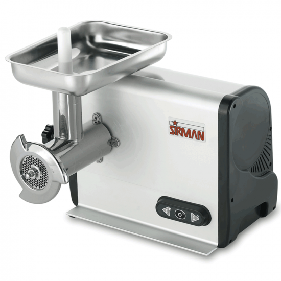 Sirman TC 12 Dakota - Picadora de carne el&eacute;ctrica - En Acero Inox - 1100W