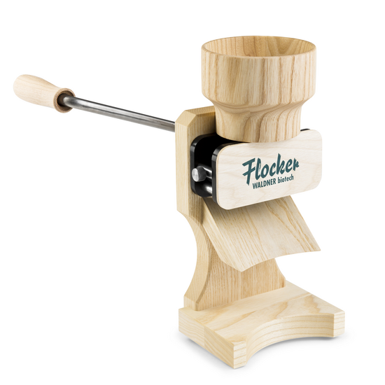 Waldner Flocker 180g - Molino de copos manual de fresno con rodillos en acero inoxidable