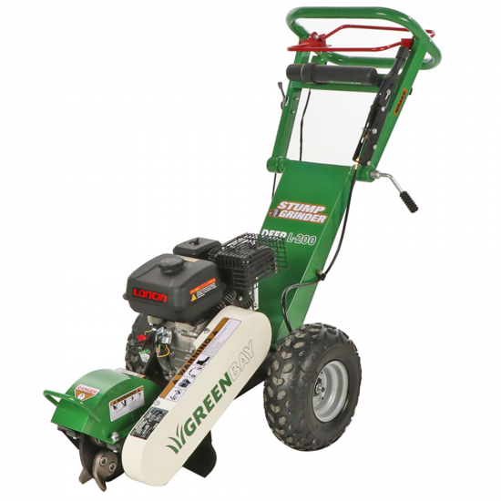 GreenBay Deep L-200 - Destoconadora - Motor Loncin 196 cc - Rotor de corte con 8 fresas de carburo de tungsteno