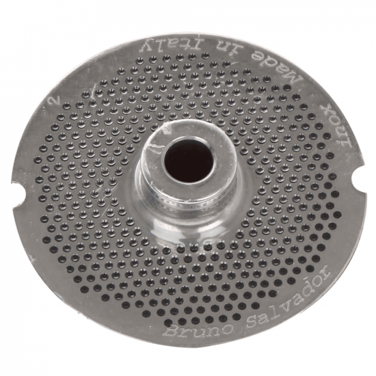 Placa para picadora de carne N. 22 - agujeros de 2 mm - di&aacute;metro placa 82 mm