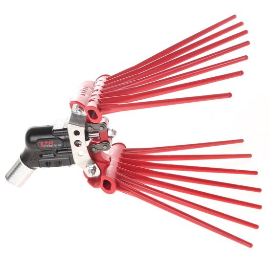 Lisam V8 Titanium - Vareador de aceitunas neum&aacute;tico - vibrador 6 bares - 2000 golpes por minuto