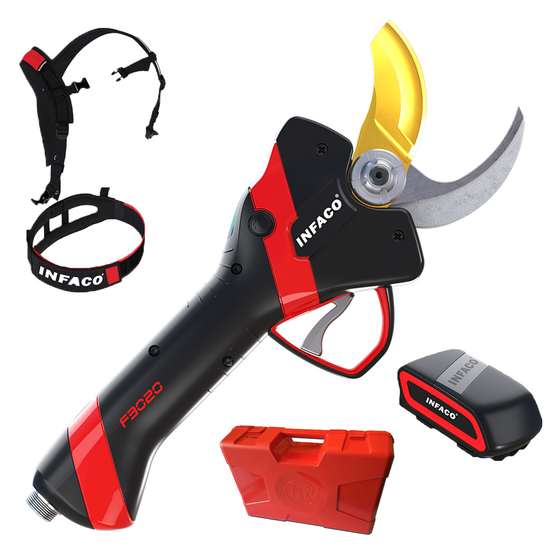Tijera eléctrica de poda Infaco F3020 - Kit estándar Ø 40 mm para huertos frutales y viñas