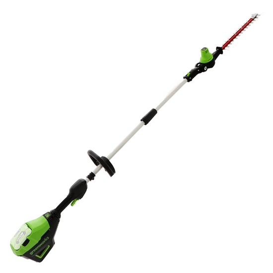 Cortasetos de batería con pértiga Greenworks G60PHT51 60V - BATERÍA Y CARGADOR NO INCLUIDOS