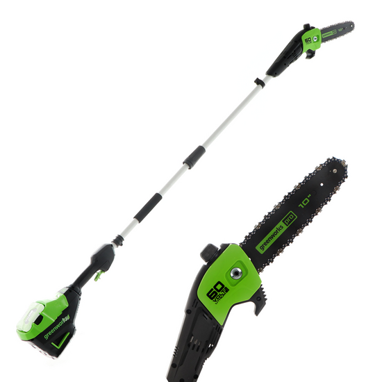 Podadora de bater&iacute;a con p&eacute;rtiga Greenworks GD60PS25 60V - BATER&Iacute;A Y CARGADOR NO EST&Aacute;N INCLUIDOS