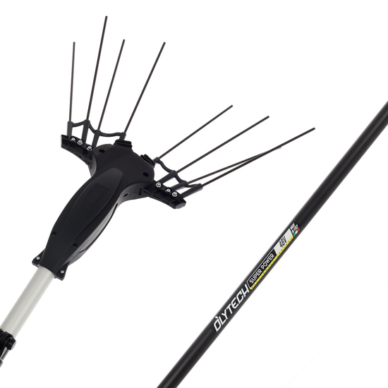 Volpi Olytech Super Power 555XL - Vareador de aceitunas el&eacute;ctrico de bater&iacute;a 240/360 - P&eacute;rtiga telesc&oacute;pica