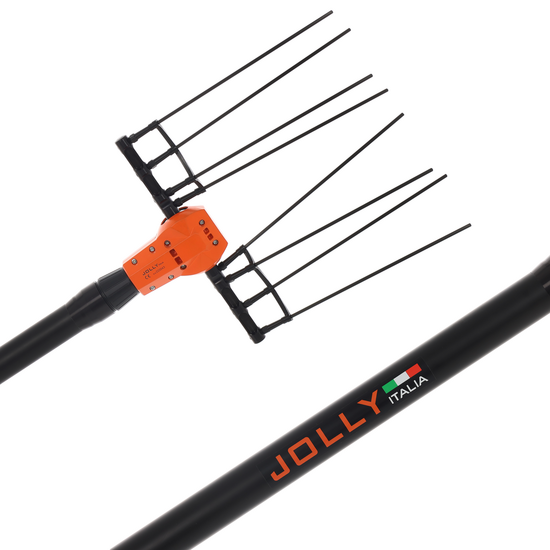 Jolly Italia V50X - Vareador de aceitunas el&eacute;ctrico de bater&iacute;a - 36 V - P&eacute;rtiga telesc&oacute;pica 210-300 cm y barra alargadora Step-Up