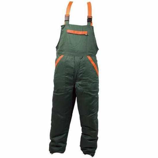 Pantal&oacute;n de peto para motosierra - talla XXL - pechera de seguridad