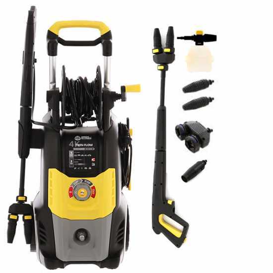 Hidrolimpiadora Annovi &amp; Reverberi Twin Flow 4.0 Classic Yellow, 150 bar m&aacute;x, caudal 13,5 l/min
