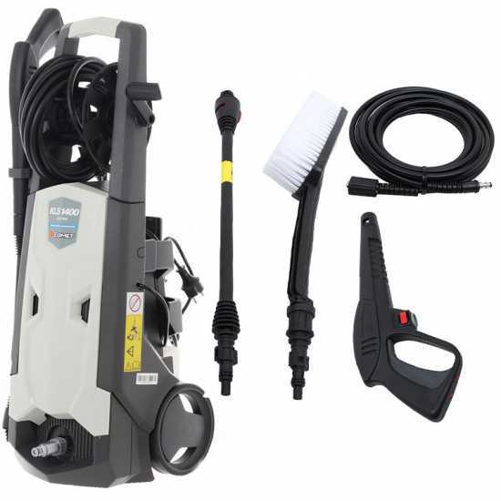 Hidrolimpiadora Comet KLS 1400 Extra el&eacute;ctrica de agua fr&iacute;a - Con enrollador - 140 bar
