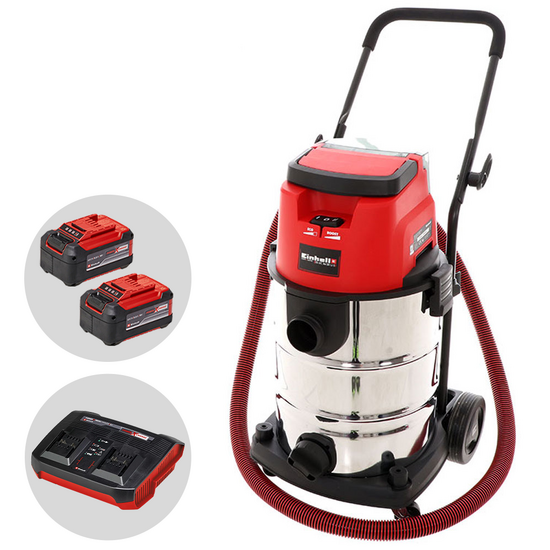 Einhell TE-VC 36/30 Li  -Aspirador de s&oacute;lidos y l&iacute;quidos de bater&iacute;a - 2x 18V 5.2Ah